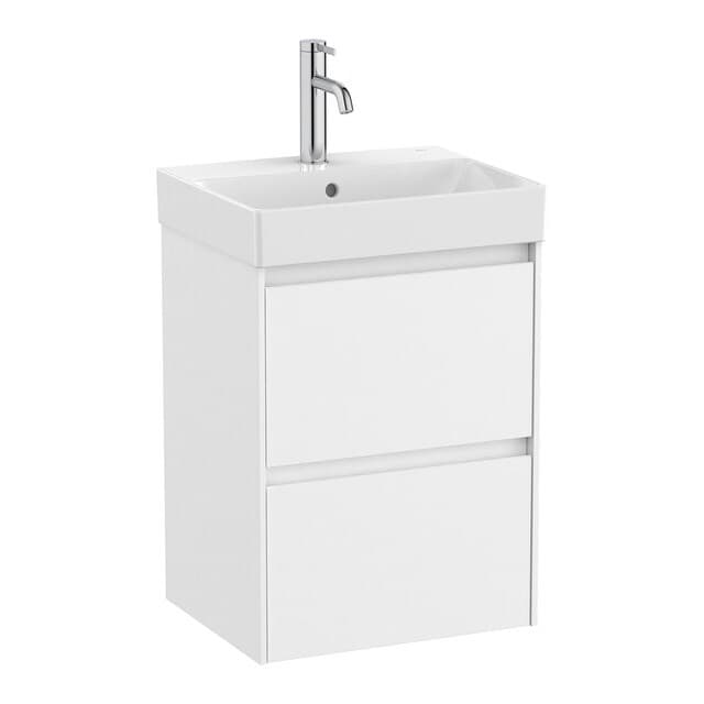 Detalle de Roca Ona mueble baño compacto 2 cajones 1 lavabo