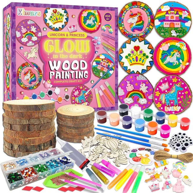 Thumbnail 6 de klmars Kids Wooden Painting Kit Glow-in-the-Dark