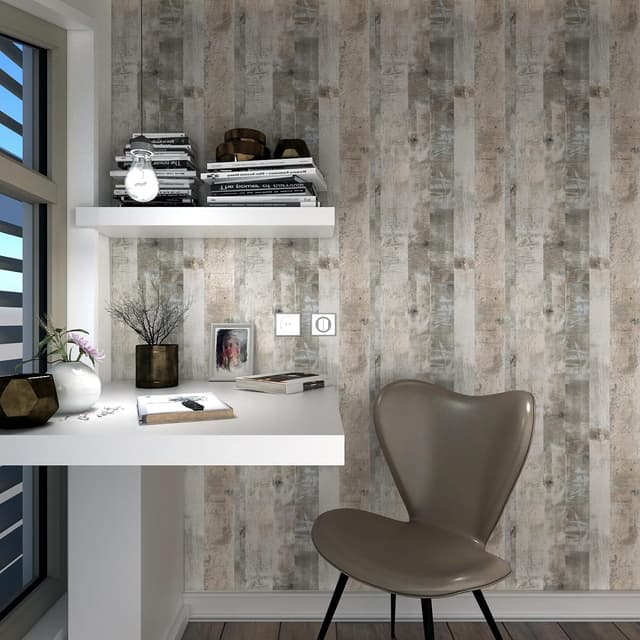 Thumbnail 5 de Yenhome Tapete Selbstklebend Holzoptik 60x300 cm