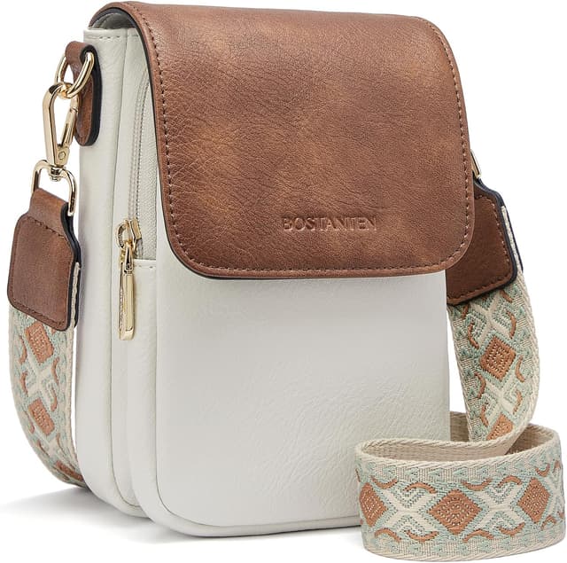 Thumbnail 6 de BOSTANTEN kleine Umhängetasche für Damen mit Kartenfächern – Handytasche zum Umhängen