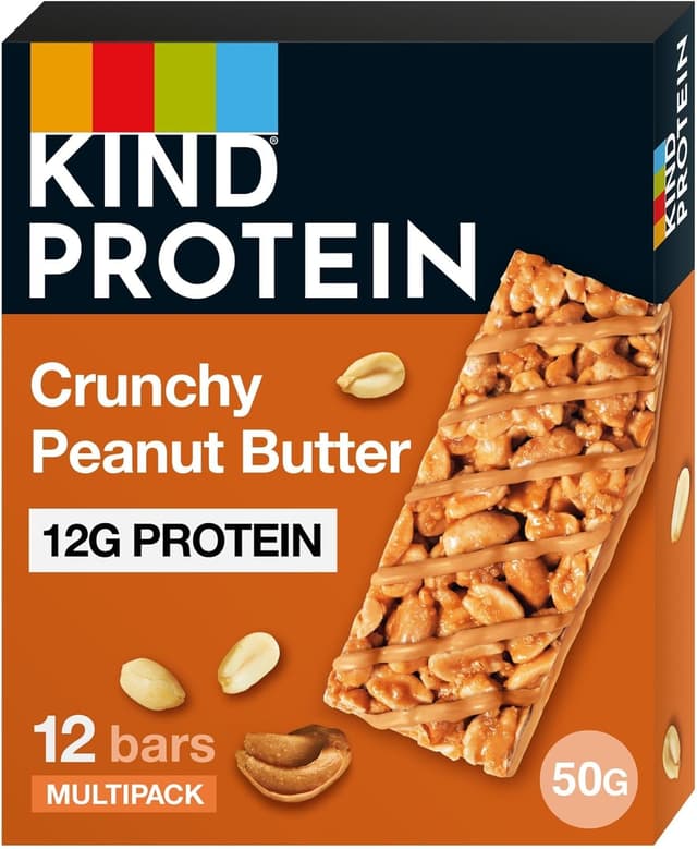Imagen de KIND Protein Bars Crunchy Peanut Butter 12×50g 🍫 en OfertitasTOP