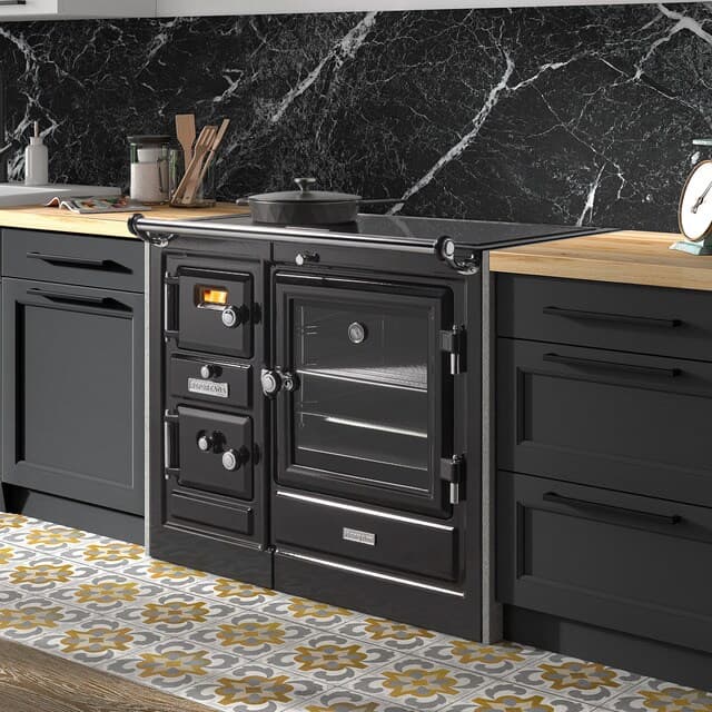 Detalle 2 de Hergom Saja 8/100 Cocina de leña 8 kW