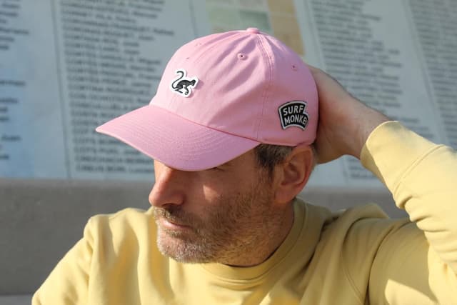 Detalle de Surf Monkey casquette de baseball Classic en coton biologique (taille unique)