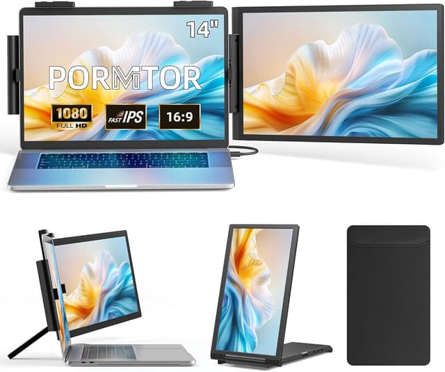 Detalle de Pornitor 14" Portable Laptop Monitor