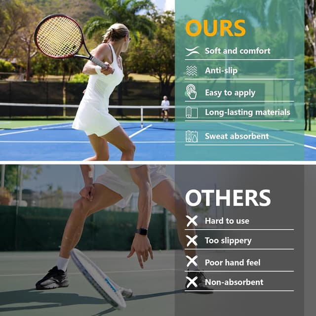 Detalle 2 de Ogeenier Ogeenier, lot de 12 grips de tennis