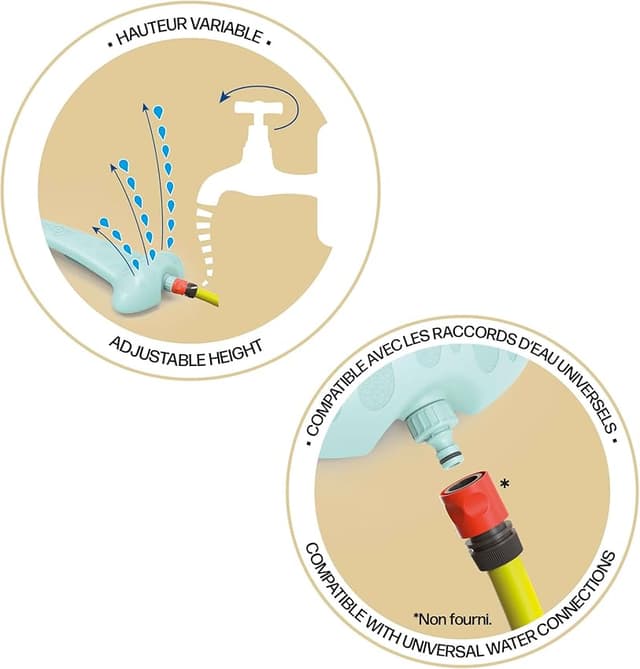 Detalle de Smoby Life Chorro de Agua para Tobogán 2+ 🚼