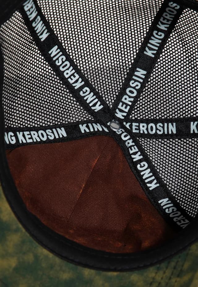 Detalle de King Kerosin Herren Trucker Cap im Vintage Retro Look „Bobber Garage“