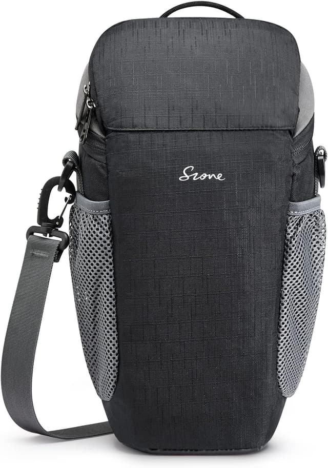 Detalle de S-ZONE borsa per fotocamera DSLR/SLR impermeabile a tracolla