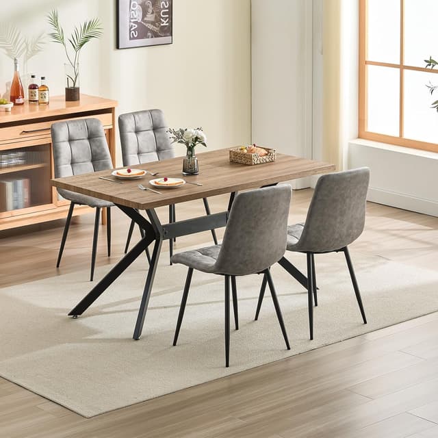 Detalle 2 de Set 4 sedie cucina JIJIAN tessuto tecnico