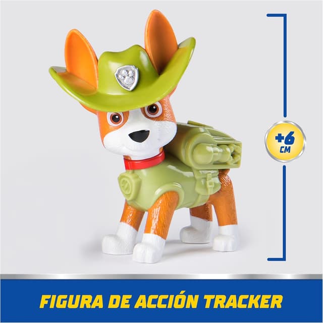 Detalle 2 de Paw Patrol Jungle Cruiser con figura Tracker