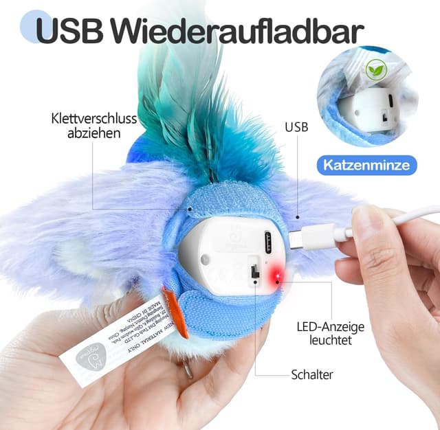 Thumbnail 4 de Migipaws Katzenspielzeug wiederaufladbar 🐾