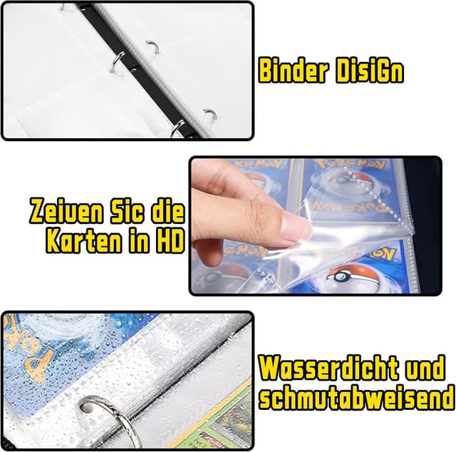 Detalle 2 de HazyZany Sammelalbum 55 Seiten für Karten