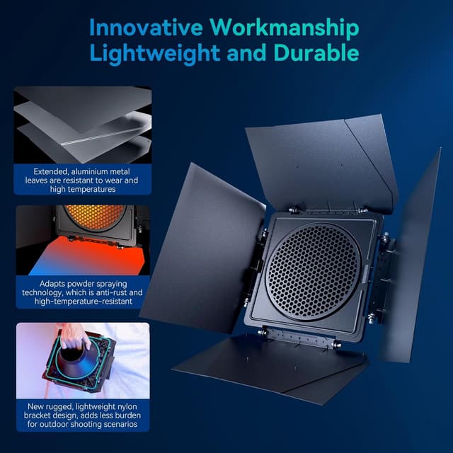 Thumbnail 3 de SMALLRIG 4204 Portes de grange 8 vantaux