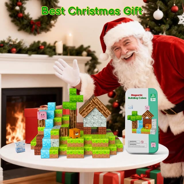 Thumbnail 1 de iLacven Magnetic Blocks 35PCS Travel Set