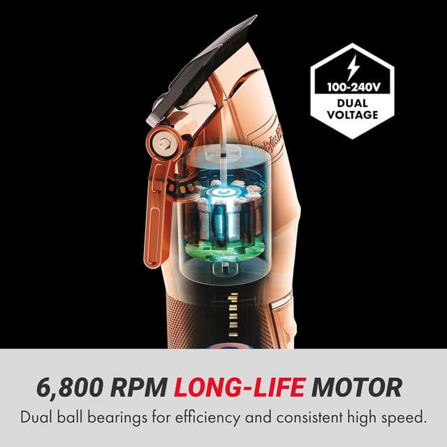 Detalle 1 de BaBylissPRO FX+ clippers with 3-hour runtime