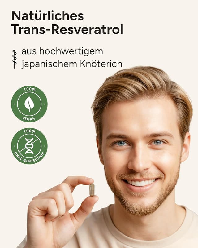 Detalle de Resveratrol PLUS 1350 mg Kapseln đź’Š