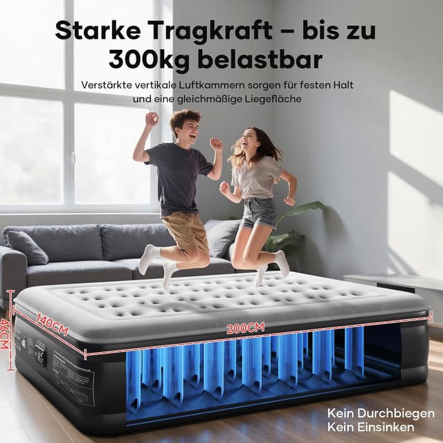 Thumbnail 2 de OlarHike Luftmatratze 200 x 140 x 46 cm