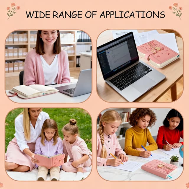 Thumbnail 6 de HwxBen Diario Segreto con Lucchetto Viola