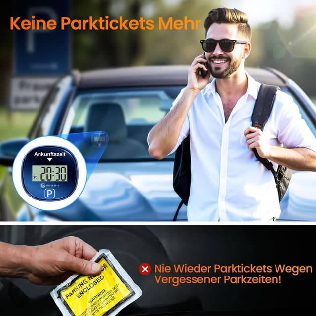 Detalle de Gooofly Chrono Pro digitale Parkscheibe 3 Modi ⏱