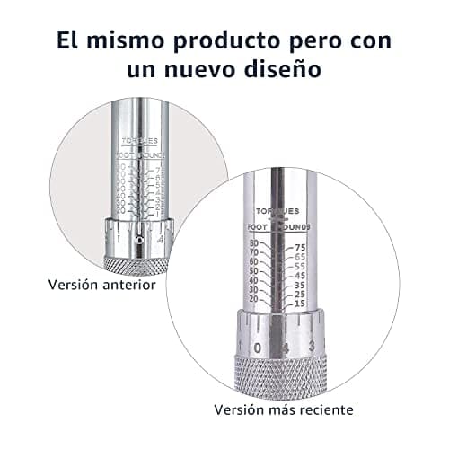 Thumbnail 1 de Amazon Basics Llave Dinamométrica Drive Click 3/8" 20-108 Nm