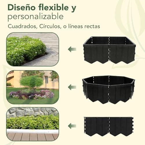 Thumbnail 7 de GARDENIX Borde de césped fácil de instalar 10,3 m