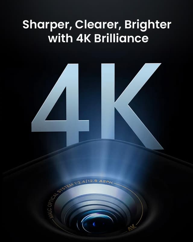 Detalle de JMGO N1S 4K Mini Proiettore Portatile Triple Laser con Google TV, HDR10 e Autofocus