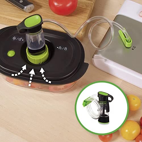 Detalle 2 de FoodSaver VS0100X Envasadora al vacío compacta, 1 rollo