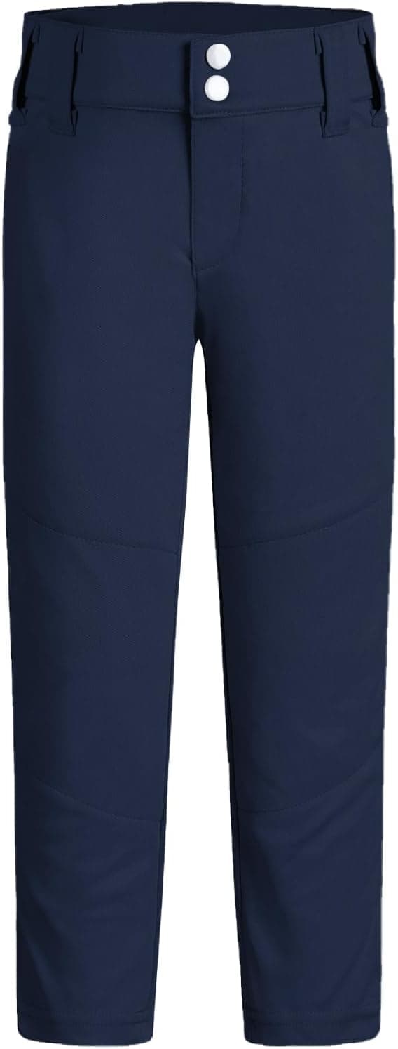Detalle de QBK Toddler & Youth Baseball Pants (2T–17 Years) with Adjustable Elastic Waist
