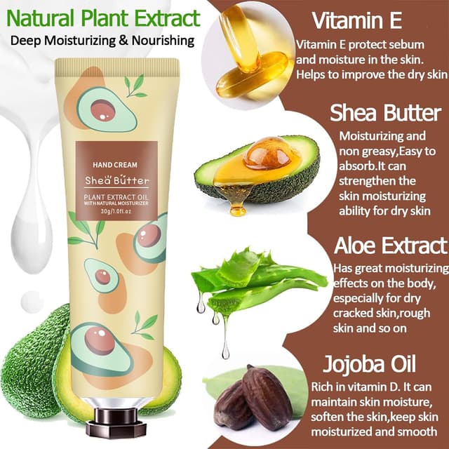 Thumbnail 2 de 10 Pack Hand Cream Moisturizing for Dry Hands