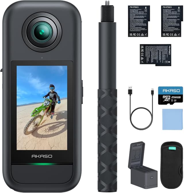 Detalle de AKASO 360 Creator Combo 5.7K 360 camera