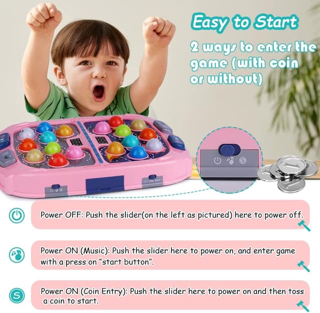 Thumbnail 2 de Whack Game Mole for Kids 2-player Whack-A-Mole