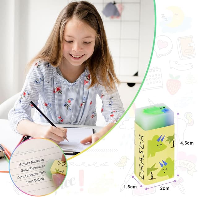 Detalle 2 de Vicloon Gomme per cancellare 4,5×2×1,5 cm ✏