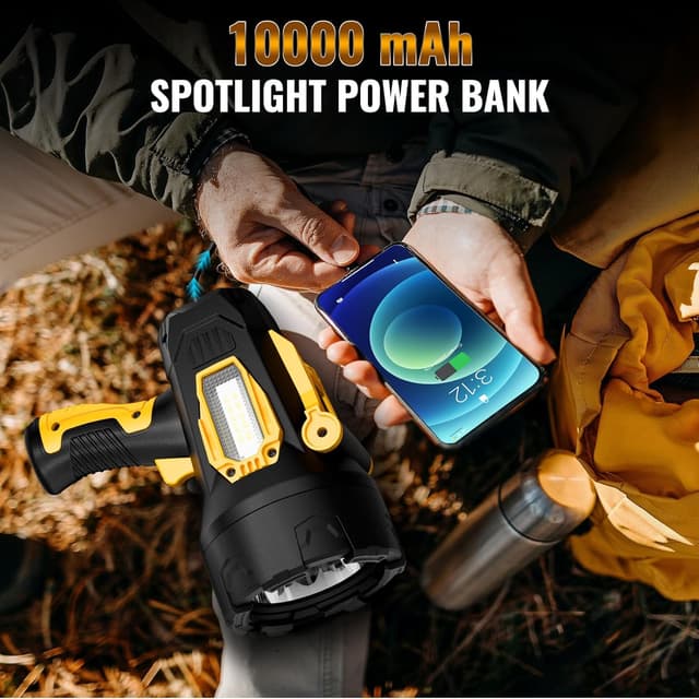 Thumbnail 3 de Rechargeable Spotlight 10000mAh handheld spotlight