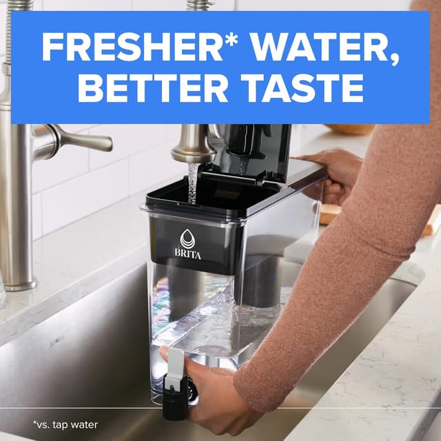 Detalle de Brita UltraMax Large Water Dispenser with BritaPlus Filter 27 Cup Capacity 🥤