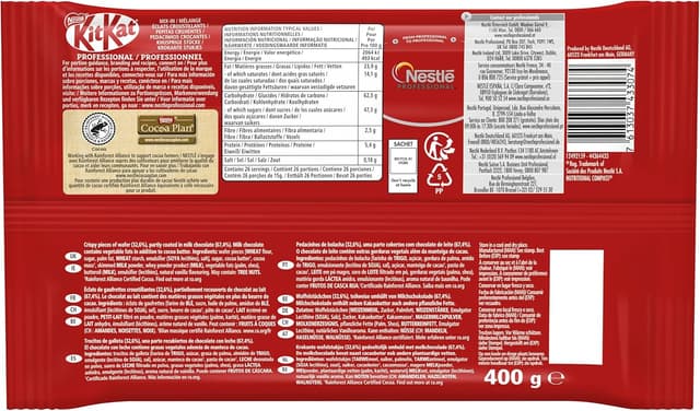 Detalle 1 de Kit Kat Trocitos de Galleta 🍪 400g - Toppings para Postres