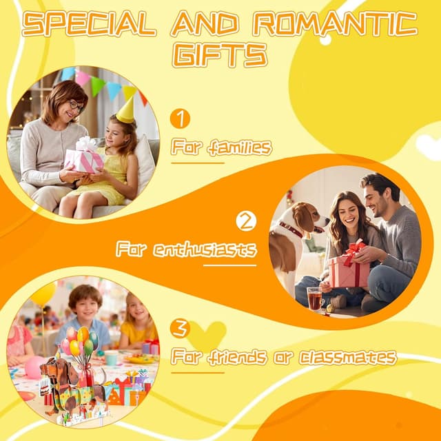 Thumbnail 6 de Glückwunschkarte Hund 3D Pop Up 19,9 cm