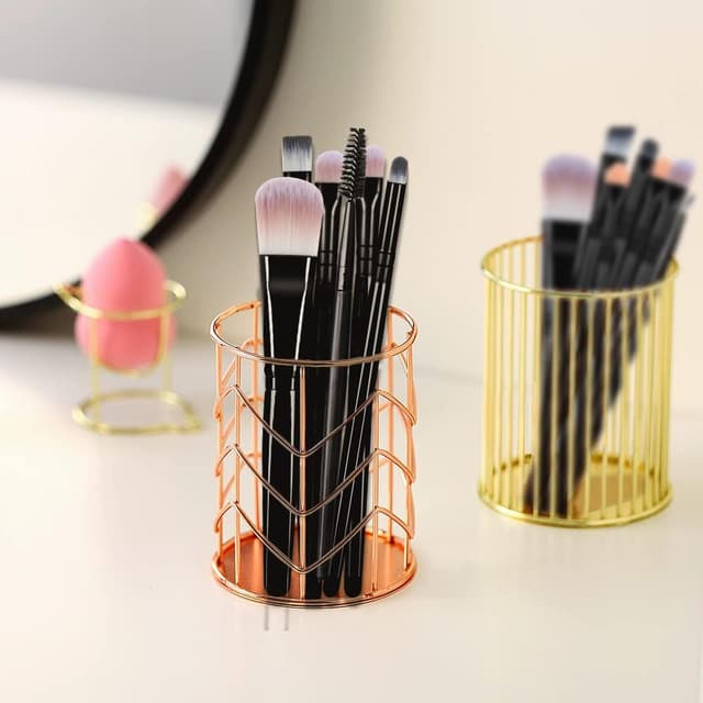 Detalle 2 de AOOWU Set de 20 pinceaux de maquillage noirs (yeux, teint, cernes, lèvres)