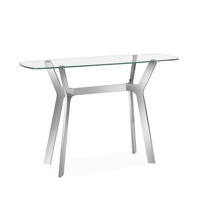 Imagen de El Corte Inglés - Consola de Acero y Cristal Ernest 🖤 en OfertitasTOP