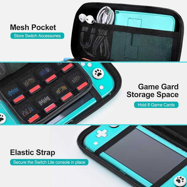 Thumbnail 3 de innoAura Switch Lite Case 12-in-1 Bundle