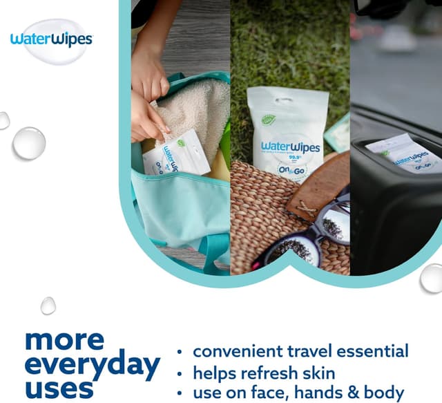 Thumbnail 5 de WaterWipes Sensitive+ On The Go 100 wipes