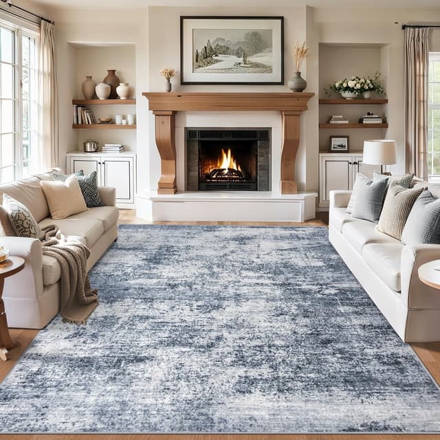 Detalle de 6x9 Washable Abstract Area Rug, Non-Slip