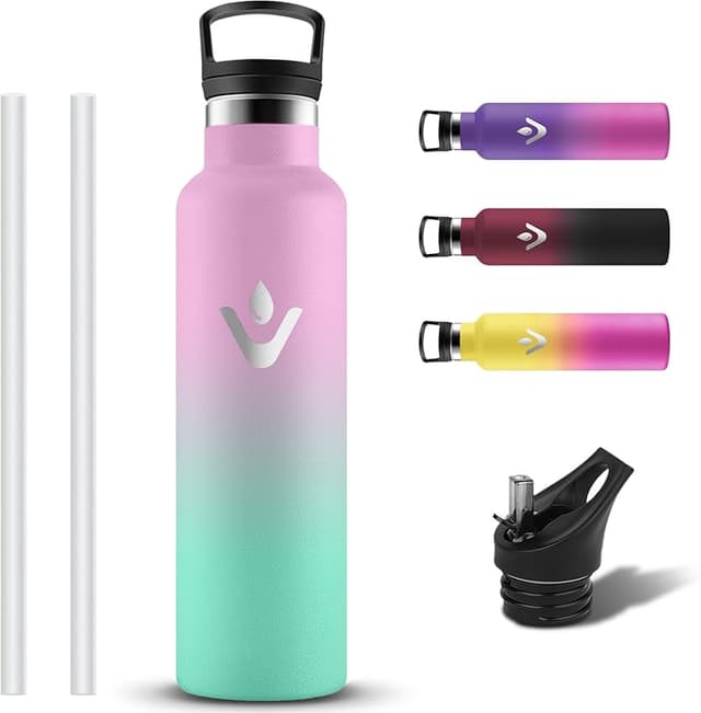 Detalle de Grsta Botella térmica 750 ml con pajita y filtro 🚰