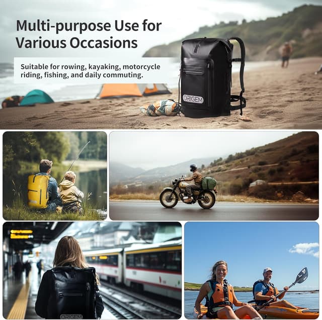 Detalle 2 de Origem Waterproof Backpack 85L dry bag