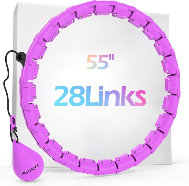 Thumbnail 5 de JKSHMYT Weighted Hula Hoop 47 Inch 🏋