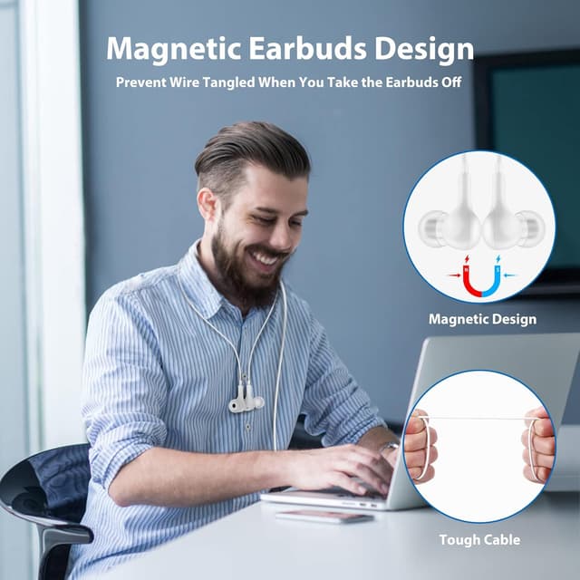 Detalle 1 de ASKUBSKU USB-C In-Ear 90° 1,2 m Kabel