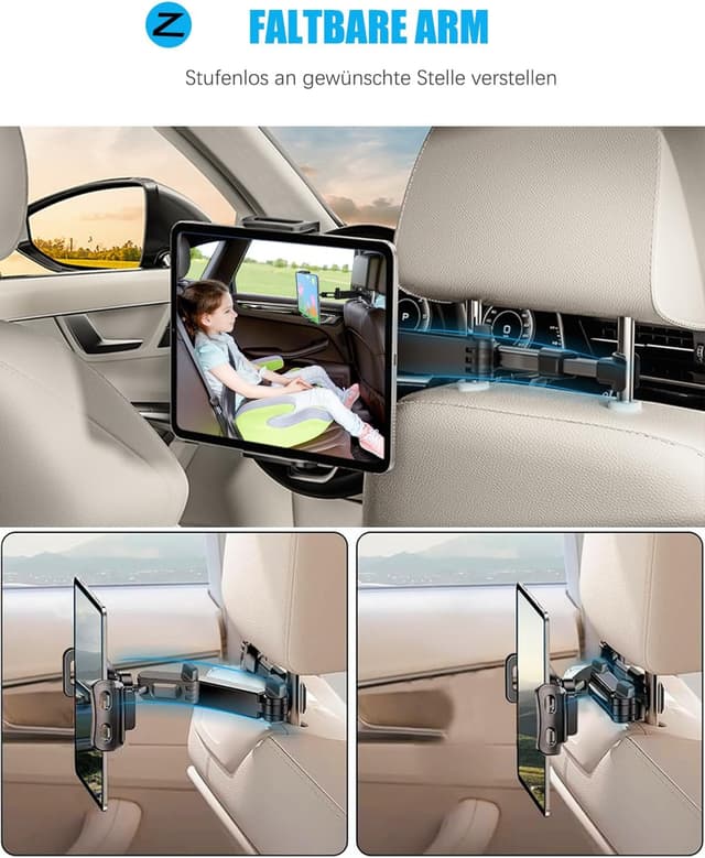 Thumbnail 4 de Zommuei Tablethalterung Auto 4,4-14 Zoll