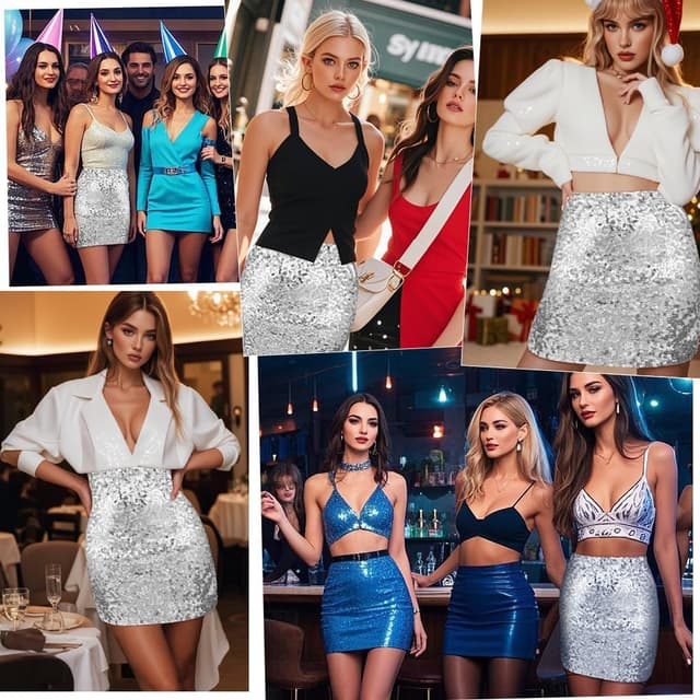 Thumbnail 6 de Aolso Falda de Lentejuelas