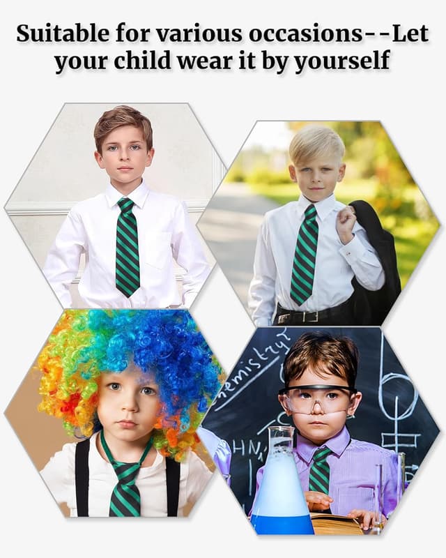 Thumbnail 4 de Kajeer Vorgebunden Kinder Krawatte Cashew Blume 🎀