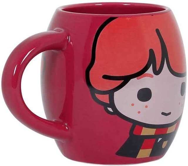 Thumbnail 2 de Harry Potter Ron Chibi Taza Oval Roja 14x10.5 cm