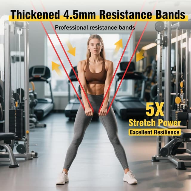 Thumbnail 4 de Fokky Resistance Bands Pull Up Bands Set 3 Levels